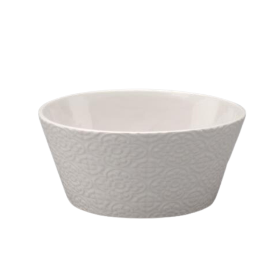 Textured Bowl - White